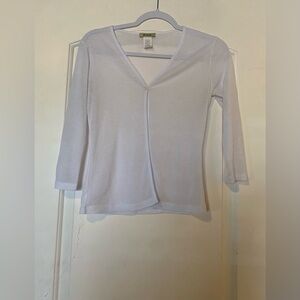 White mesh cardigan